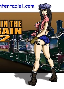 runin Un train 2- illustré interracial
