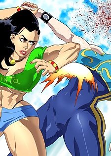 Laura Matsuda Story Outfit vs Chun-Li..